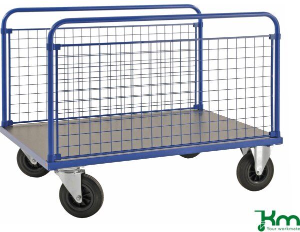 Kongamek Flexi 230, 2 Gittergavle, 100x70x90, Blålak. Stål