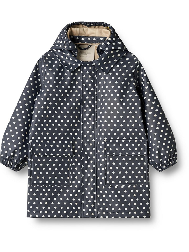 Wheat Regenjacke "Finley" in Schwarz/ Creme - 98