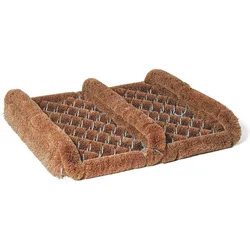 Bürstenhaus Redecker, Fussmatte, Kokos-Fussabtreter m.Seitenleisten (35 x 30 cm)