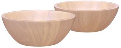 "Noritake Hammock Wood Set of 2 Small Bowls, 7"", 20 oz."