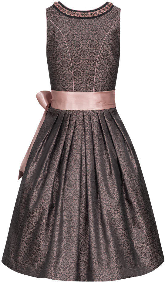 Dirndl NÜBLER "Dirndl midi Selina", Damen, Gr. 38, EURO, schwarz, Obermaterial: 100% Polyester PES., Kleider Dirndl