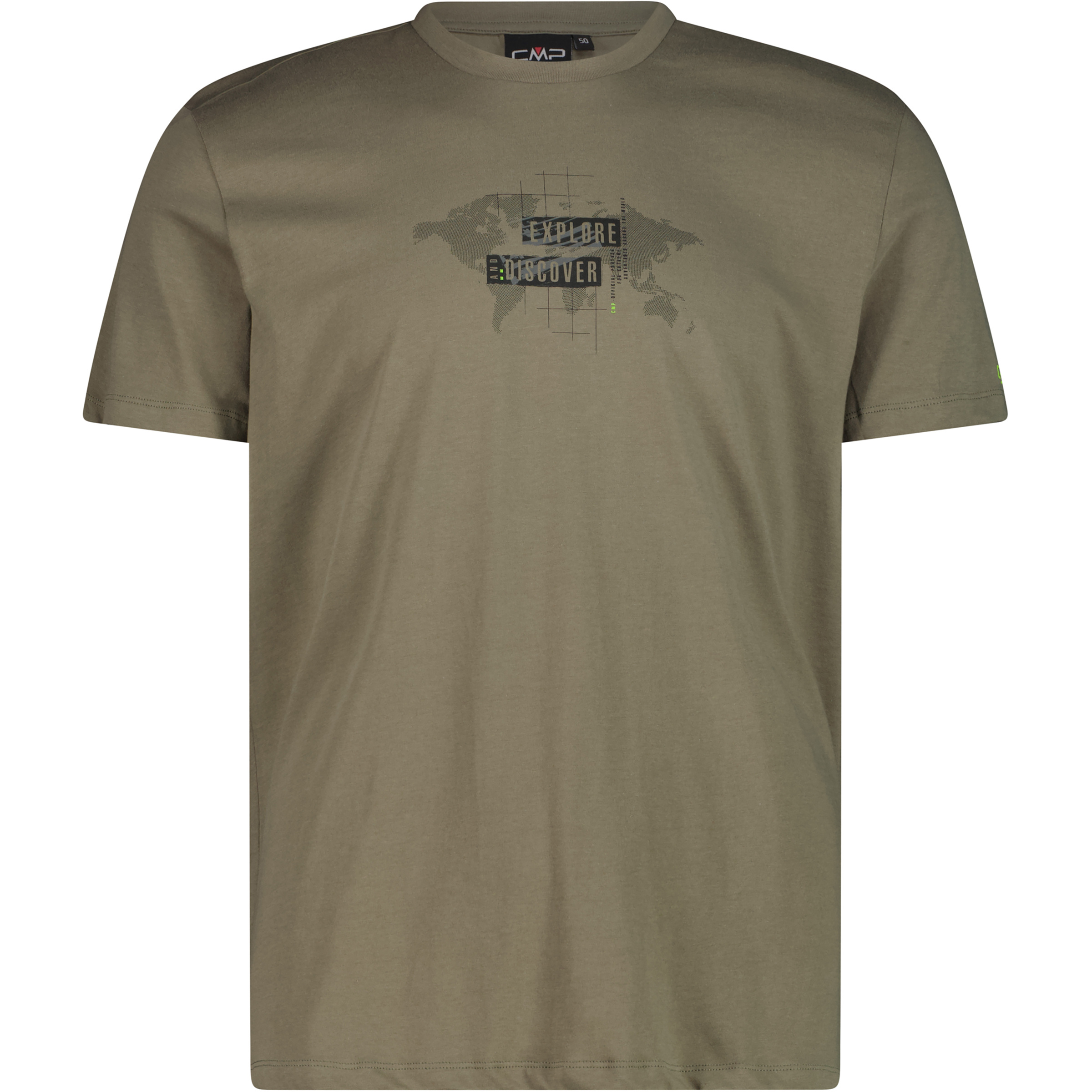 CMP Herren T-Shirts oliv Größe S Trekking Atmungsaktiv