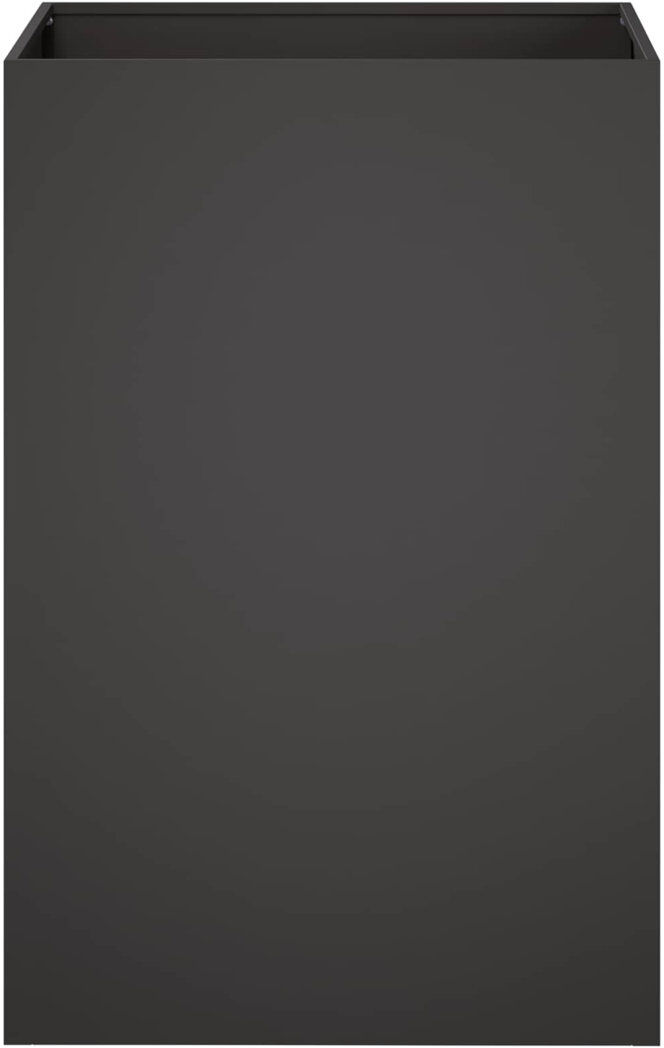 Borough Wharf Planter Black 75cm H x 40cm W x 40cm D