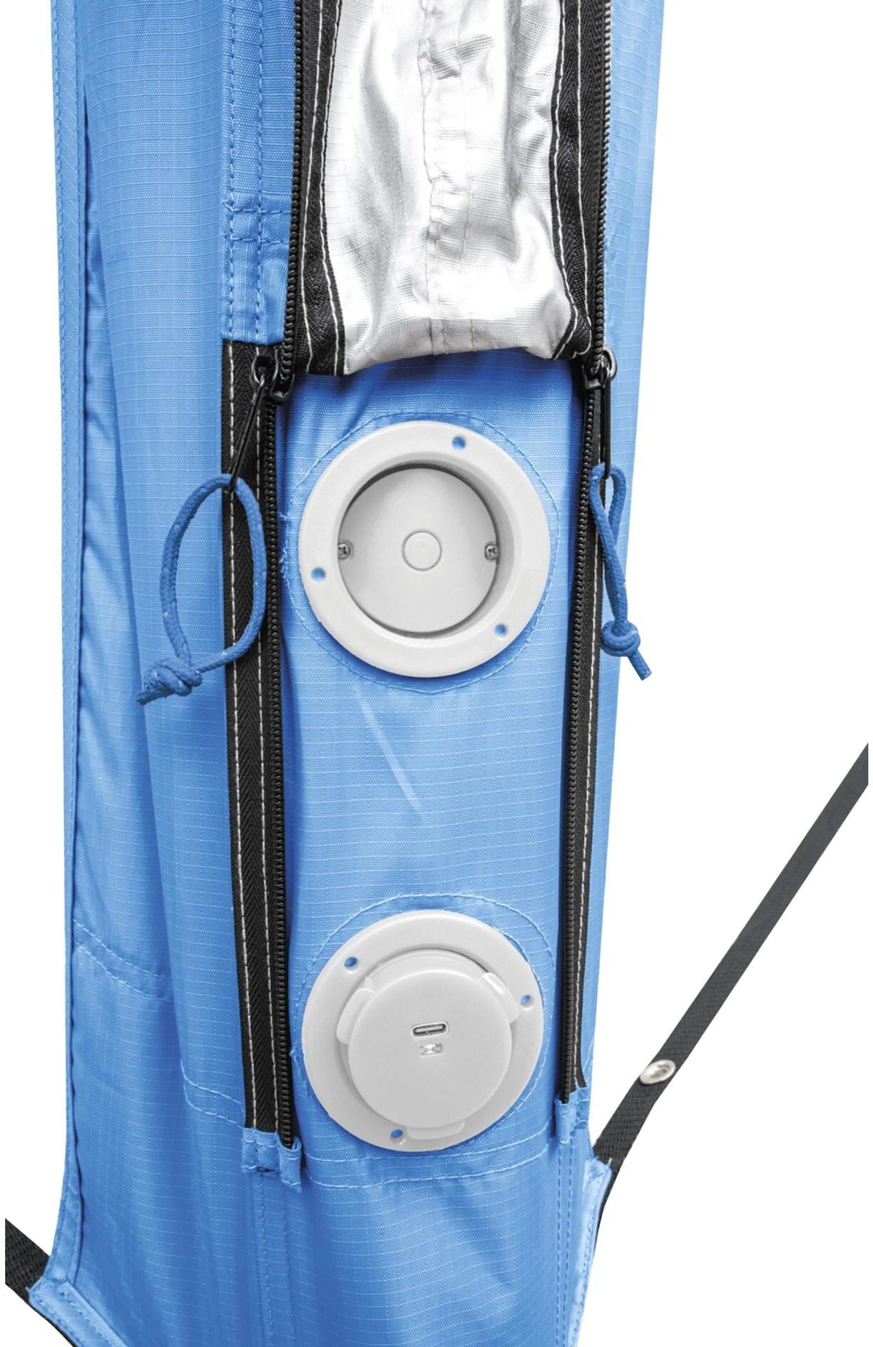 Kuppelzelt BRUNNER "Aquamar 250 Auto-Up", blau (blau, weiß), Zelte, Kuppelzelt blau, weiß Einheitsgröße