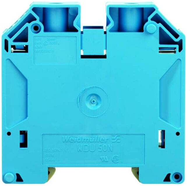 Weidmüller borne de passage WDU 50N BL (0432641)