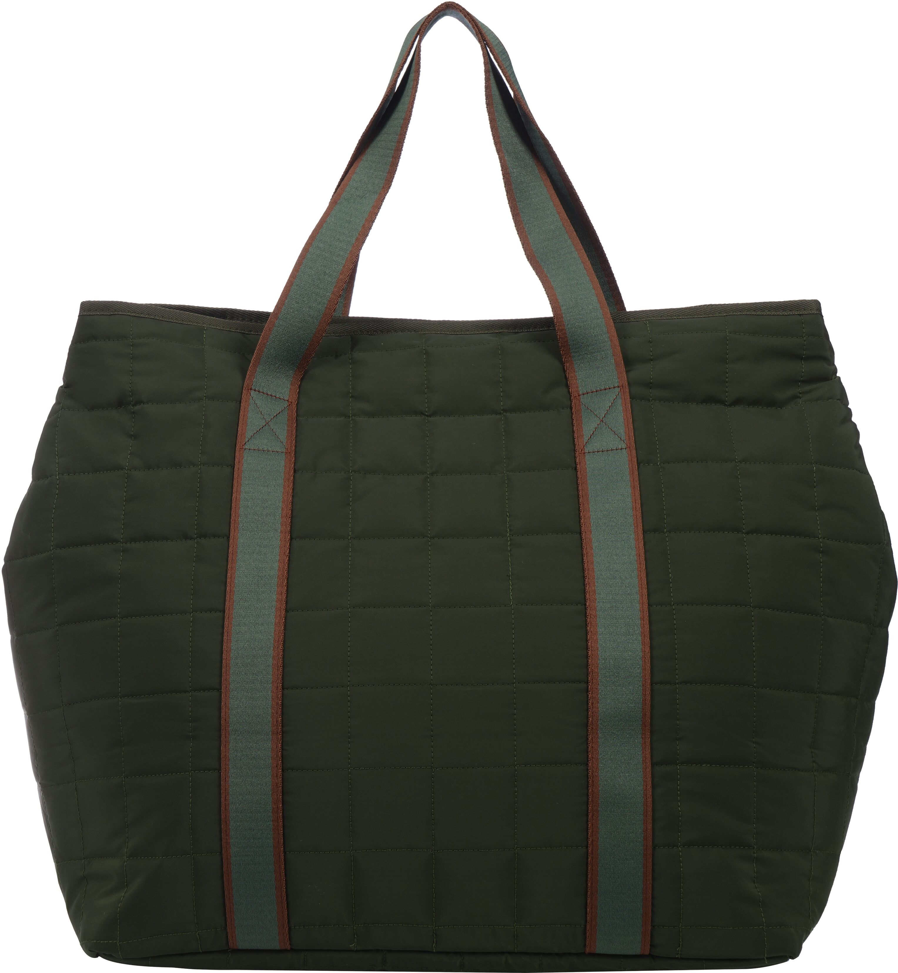 Shopper LUHTA "LUHTA OJAINEN", Damen, grün (schwarz olive), Obermaterial: 100% Polyester. Futter: 100% Polyester. Wattierung: 100% Polyester, Taschen Shopper, mit 50 Litern Volumen, sportlicher Stil, aus Polyester schwarz olive Einheitsgröße