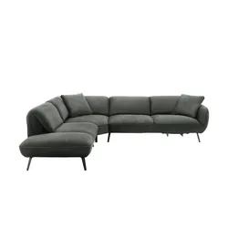 pop Ecksofa  Ventus ¦ grau ¦ Maße (cm): B: 304