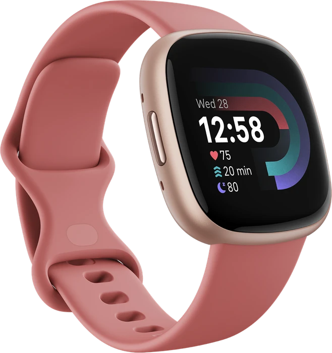 Fitbit Versa 4, pink sand - copper rose