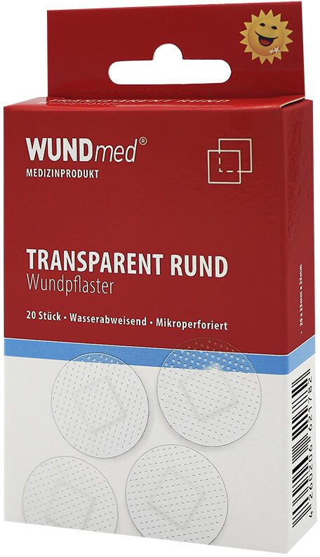 WUNDmed® Pflaster Rund transparent 20 Stück 02-052