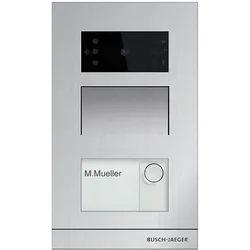 Busch-Jaeger H81316P1-A-03 Außenstation Video Mini AP 1-fach, mit RFID-Leser 2TMA130010A0016 H81316P1A03