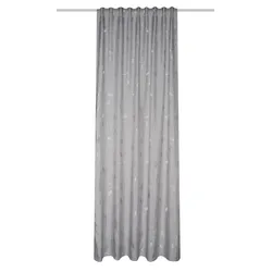 Schmidt Fertiggardine Foglio 140 x 245 cm Polyester Grau