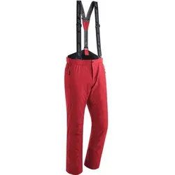 MAIER SPORTS Herren Latzhose JOSCHA SLIM, Größe 50 in Rot Rot