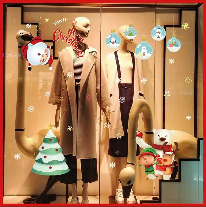 INF Aufkleber mit Weihnachtsmotiv 2er Pack
