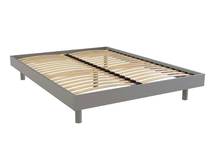 Sommier 160x200 Kit Noé en bois massif 160x200 Gris
