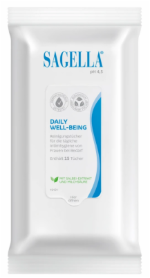 Cooper Consumer Health Deutschland GmbH SAGELLA pH 4,5 Daily Well-Being Tücher 15 St 19824382