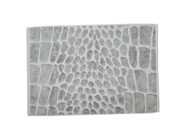 Badvorleger Black Line Safari Croco 50 x 70cm Silber/Silber