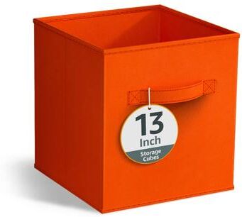 "Sorbus 13"" Foldable Storage Cube Basket Lightweight Organization Solutions - Single Pack - 13"" L x 13"" W x 13"" H"