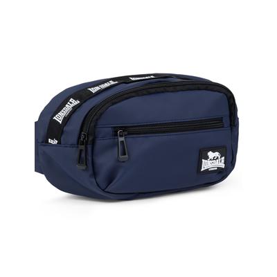 Gürteltasche LONSDALE "LISWERRY", blau (navy, schwarz), Obermaterial: 100% Polyester. Futter: 100% Polyester, Taschen Gürteltasche, leichtes Gewicht, sportlicher Stil, für Erwachsene, aus Polyester