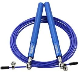 Clever Finds Professional Speed Jump Rope Adjustable Boxing Fitness Skipping Rope blue