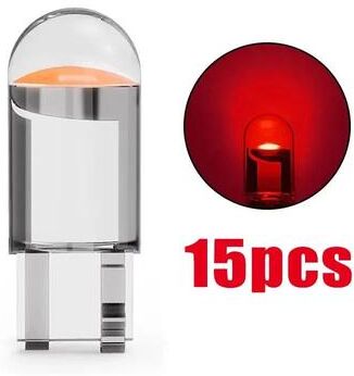 Uplift Picks T10 Canbus LED Car Bulbs For Interior And License Plate Lights red (15 Pcs)