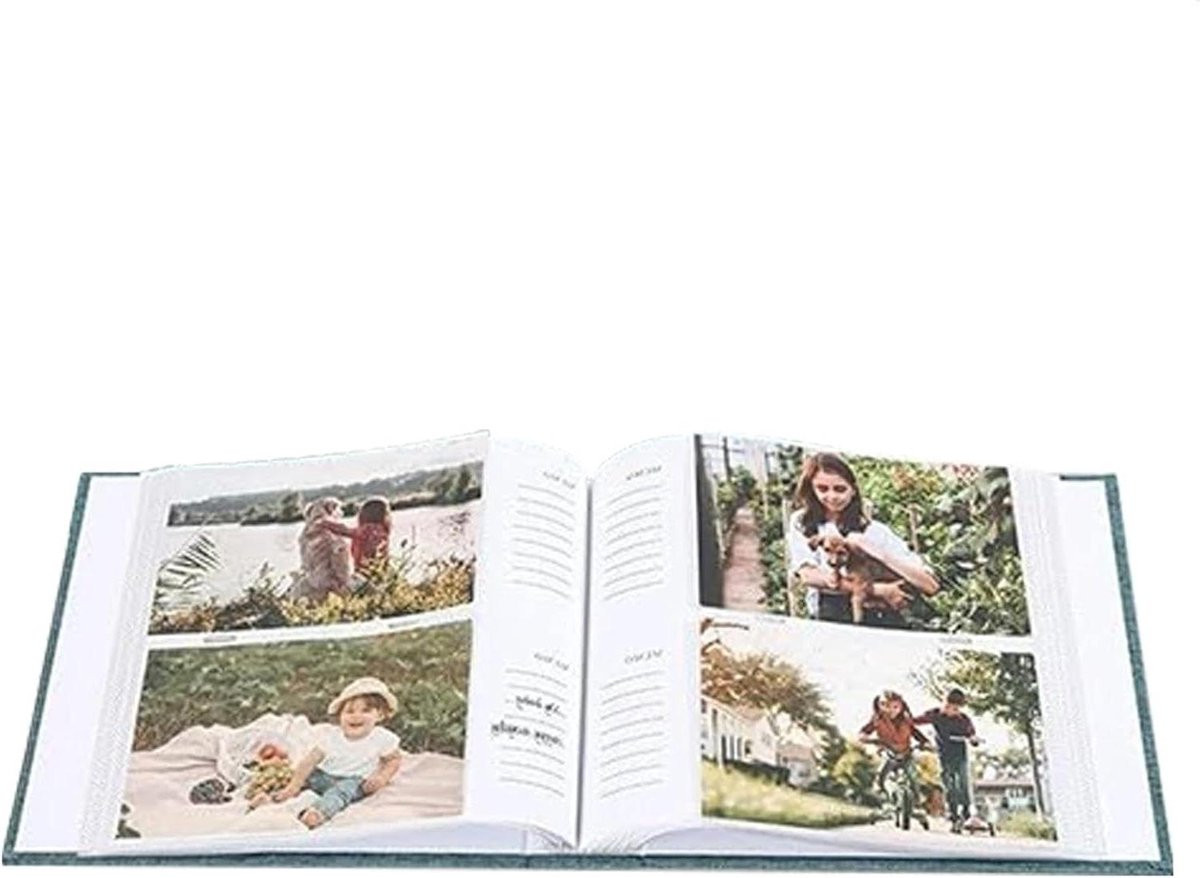 Lichtgroen Fotoboek Album met Display Venster voor 200 Foto's