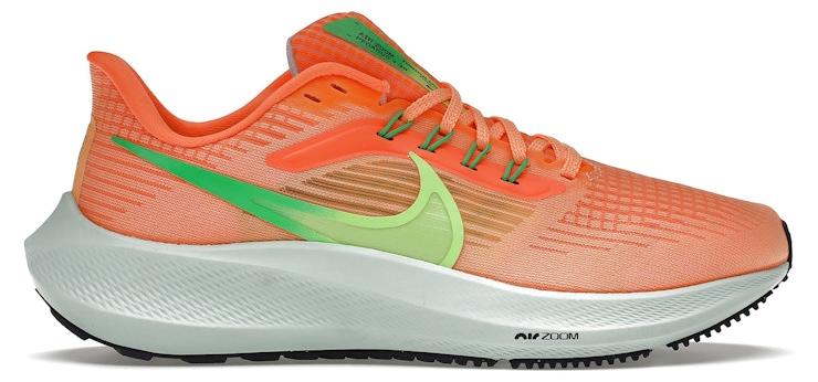Nike Air Zoom Pegasus 39 Peach Cream Green Shock (Women's) - EU 38