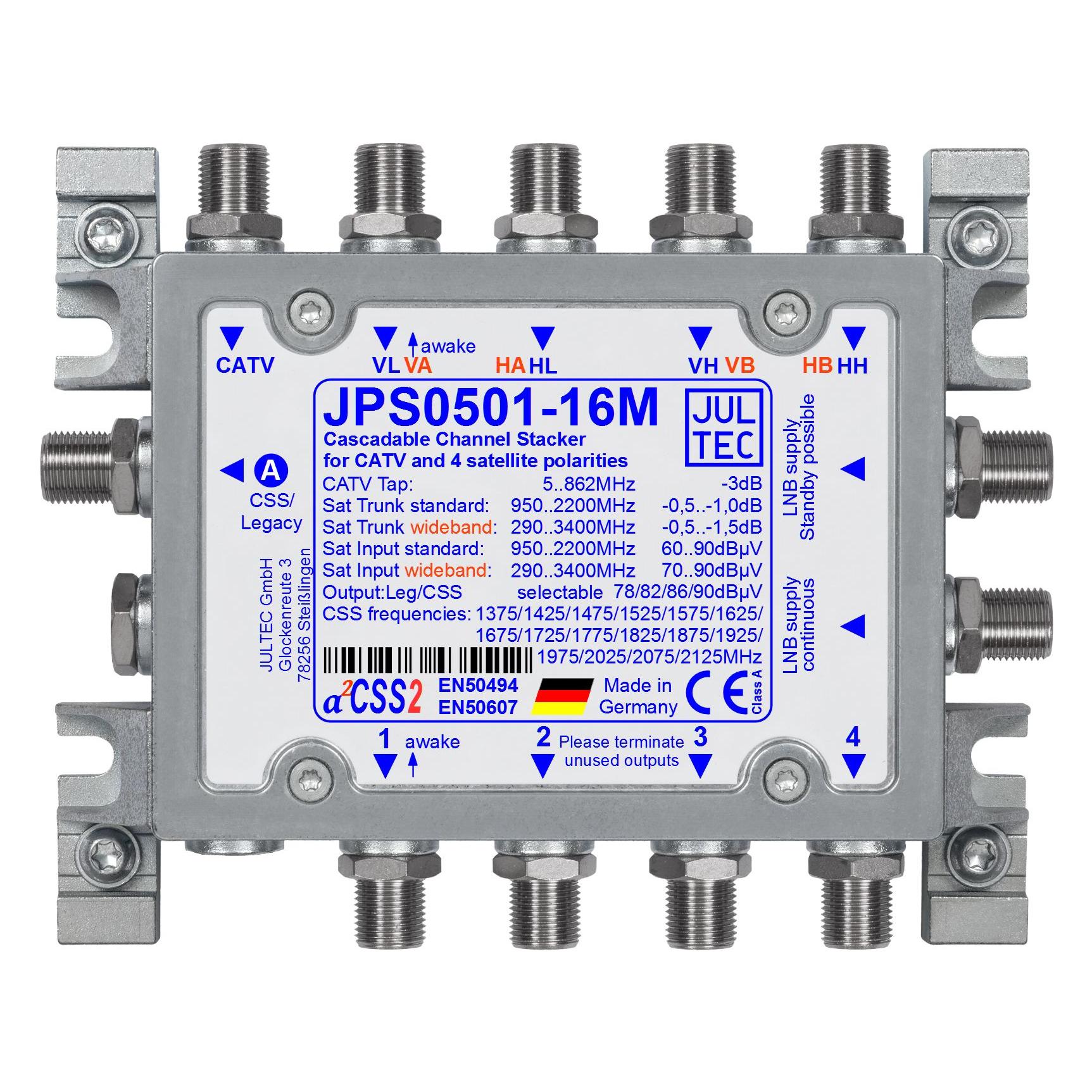 Jultec GmbH Einkabelumsetzer JPS0501-16M 5 auf 1/16UB (Antennenkabel) (JPS0501-16M)