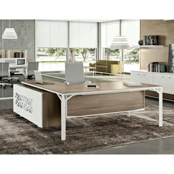 Luxus Bürotisch Ecktisch Winkelkombination Timezzo