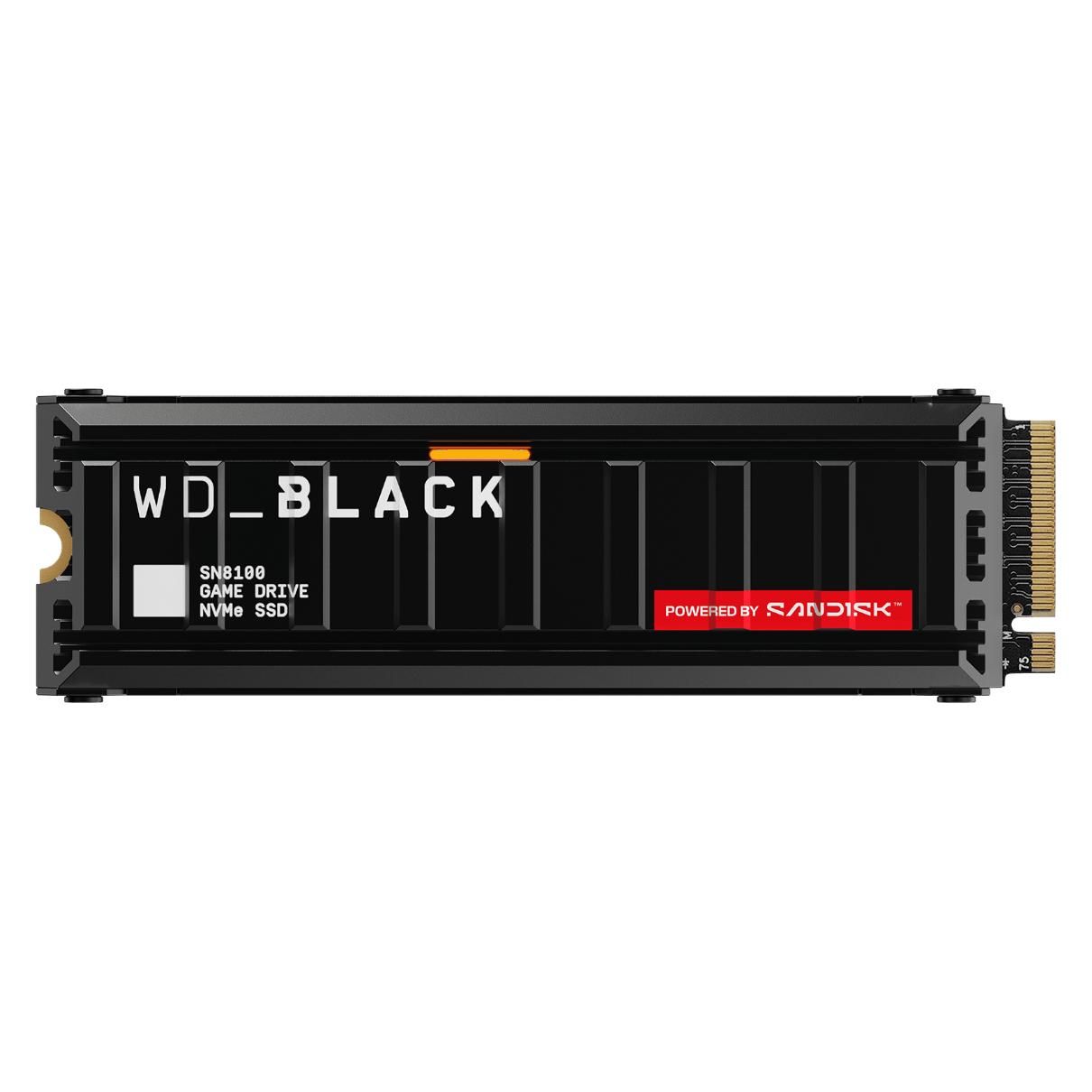 WD Black SN8100 mit Heatsink powered by SANDISK (8000 GB, M.2 2280) (WDS800T1XHM-00CMT0)