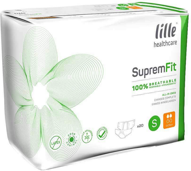 Lille Healthcare Lille Suprem Fit Extra Plus Small - 4 paquets de 20 protections