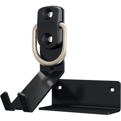 Multifunktionsschloss ABUS "WBA65 B/SB + Bike Holder Wand- und Bodenanker", schwarz, Sicherheitsschlösser, Stahl
