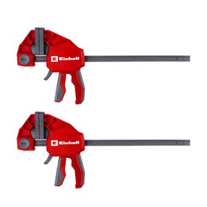 Einhell Einhandzwinge 930120, 90mm Ausladung, Spannweite 300mm, 2 Stück