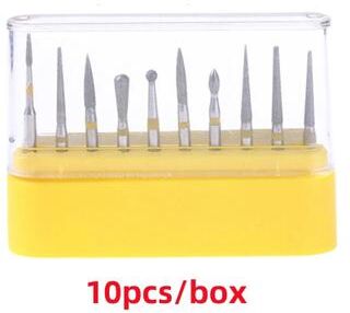 Uplift Essentials Dental Diamond Bur Kit With Storage Box For High Speed Handpiece fg 105