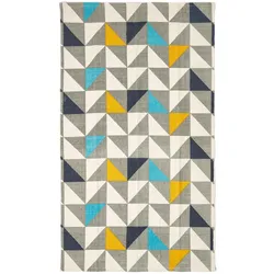 BAUMWOLLTEPPICH Copenhagen geometrisch 120/170 cm