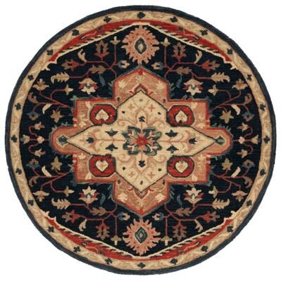 SAFAVIEH Handmade Heritage Rufine Traditional Wool Rug