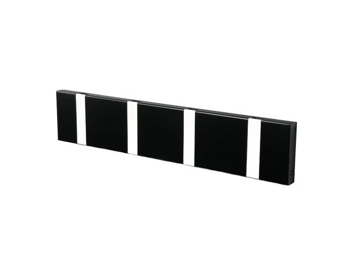 LoCa Loca Knax Garderobenleiste 40cm Schwarz-grau