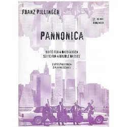 Pannonica Suite für 4 Kontrabässe 2 Spielpartituren, Fachbücher von Franz Pillinger