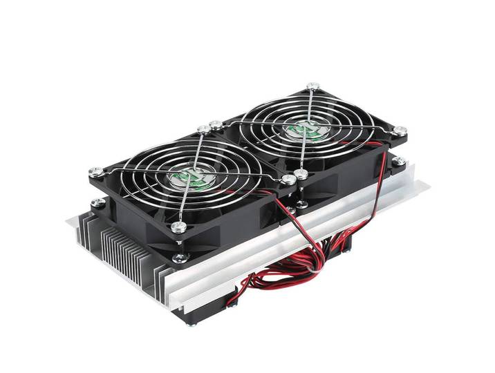 Kit de système de refroidissement thermoélectrique Peltier, semi-conducteur indispensable, double ventilateur, 200 W, 115x8.5x120mm
