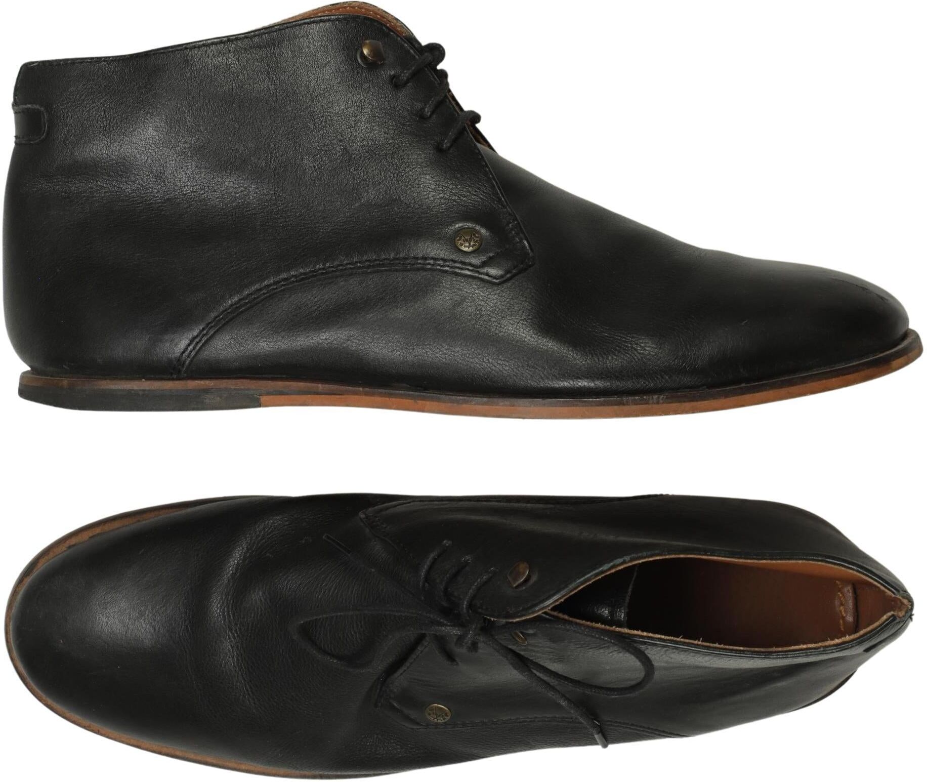 Frank Wright Herren Stiefel, Schwarz, Gr. EU 43, kein / Etikett - Second Hand