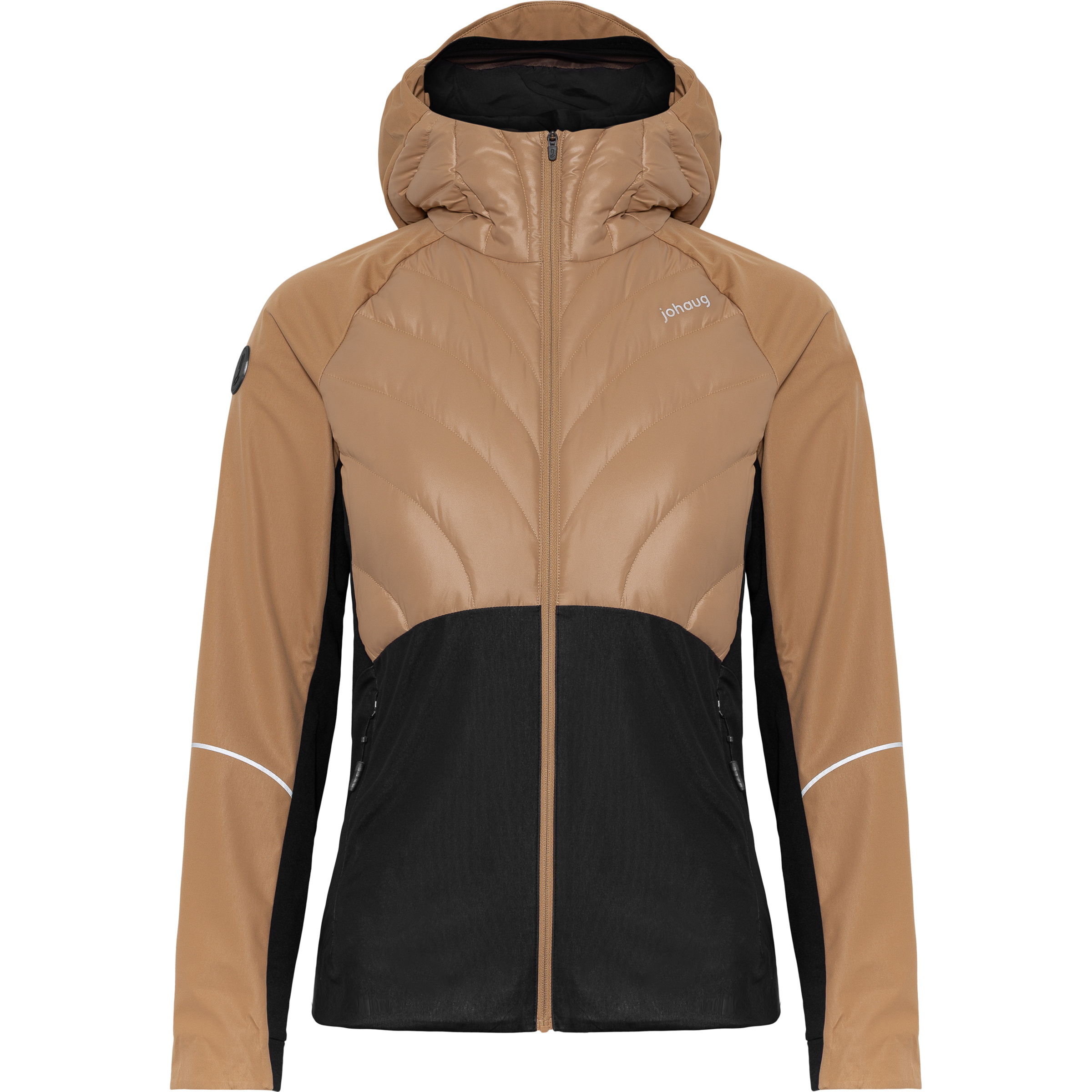 Johaug Devine Damen Isolationsjacke braun Größe XS Langlauf Klassik | Langlauf Skating Winddicht Wasserabweisend