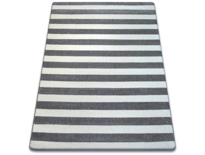 Tapis SKETCH - F758 gris et blanc - Rayures - 180x270 cm