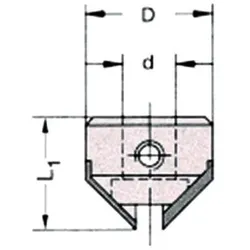 JSO Aufstecksenker HW Ø 8 mm, Rechtslauf