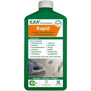 ILKA Kraftreiniger Rapid, Entfernt Klebebandreste und Farbe, 1 Liter