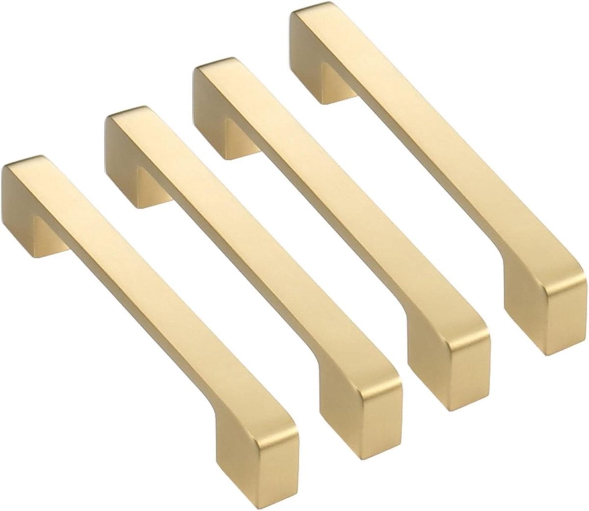 Set van 4 Messing Kastgrepen - Goud - 64 mm