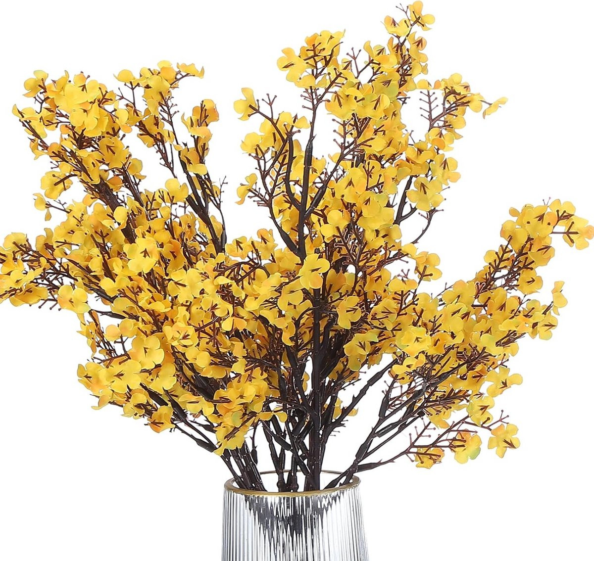 Set van 6 Luxe Kunstbloemen voor Binnen en Buiten Decoratie
