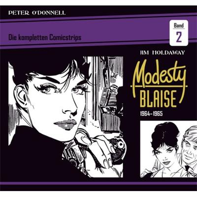 Modesty Blaise: Die kompletten Comicstrips / Band 2 1964 - 1966, Gebundene Ausgabe von Peter O'Donnell; Bocola Verlag, 978-3-946842-76-7