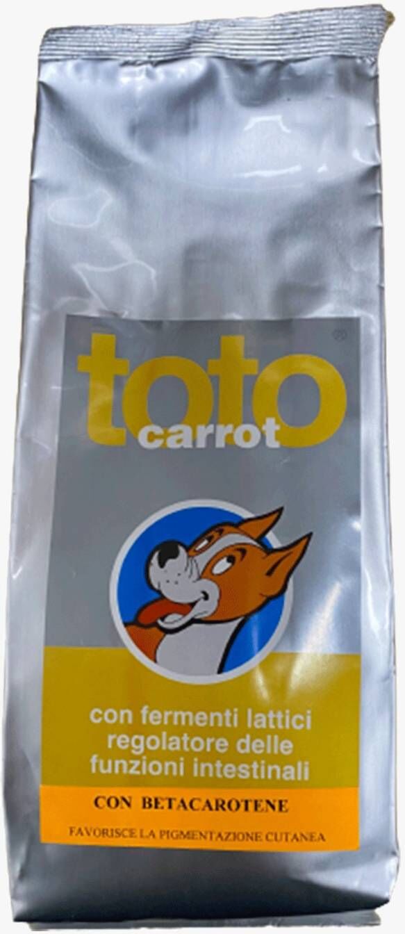 Toto Carrot Fermenti Lattici per Cani con Betacarotene 800 g