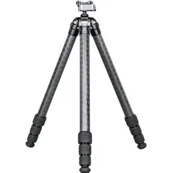 Leofoto SA-404CL und Gewehraufnahme MA-30L (Carbon, Metall), Stativ, Schwarz
