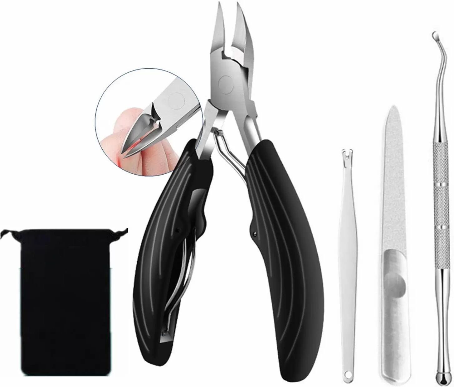 INF Nagelpflegeset für eingewachsene und dicke Nägel, 4-teilig