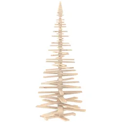 vidaXL Holz Weihnachtsbaum KOTKA 240 cm Massives Kiefernholz Natürlich 42051479